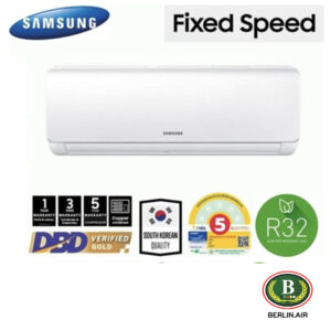 แอร์ Samsung ติดผนัง (Wall Type) เบอร์ 5 น้ำยา R32 รุ่น FIX SPEED ขนาด 18,000BTU รุ่น AR18TGHQAWKNST