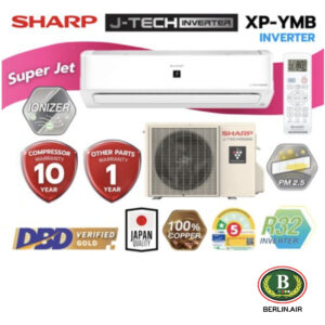 แอร์ Sharp ติดผนังอินเวอร์เตอร์ (INVERTER Wall Type) PM-2.5 เบอร์ 5 น้ำยา R32 รุ่น AH/XP-YMB ขนาด 9,000BTU-21,300BTU