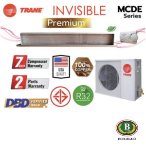 แอร์ Trane เปลือย (Concealed Duct Type) มอก.น้ำยา R32 รุ่น INVISIBLE Premium ขนาด 30,000BTU-60,000BTU