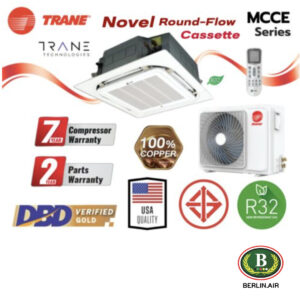 แอร์ Trane 4 ทิศทาง (Cassette Type) มอก. น้ำยา R32 รุ่น NOVEL MCCE ขนาด 18,000BTU-60,000BTU